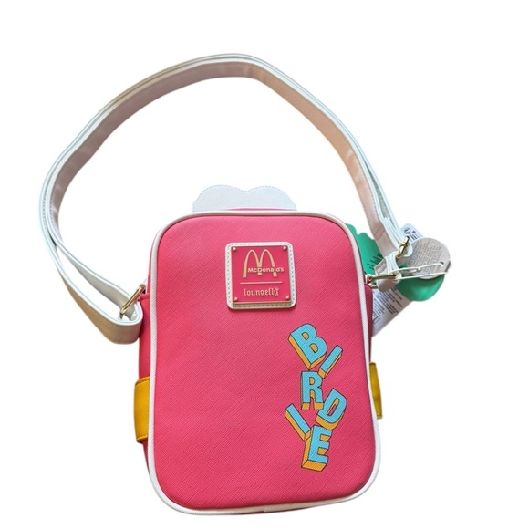 Loungefly McDonald’s Birdie the Early Bird Crossbuddies Crossbody Bag and Wallet - Picture 5 of 14